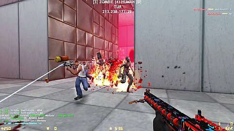 Counter-Strike: Zombie Escape Mod - ze_portal2_dw on Dawn of Dead