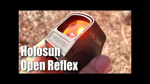 Detailed look at the Holosun HS510C Circle & Red Dot Solar Powered Open Reflex Sight Optic
