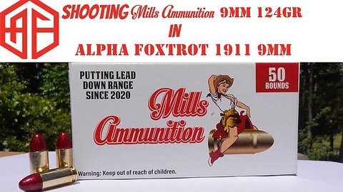 Shooting Mills Ammunition 9mm 124gr Coated in Alpha Foxtrot’s AF 1911 Commander IT’s AWESOME!