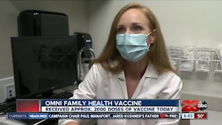 Omni Health receives Moderna vaccine.