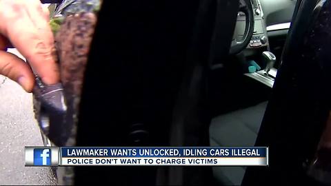 Lawmaker wants to charge car theft victims with misdemeanor if their cars were left unlocked