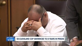 Ex-Cleveland officer sentenced to 8 years in prison for unlawful sexual conduct with a minor