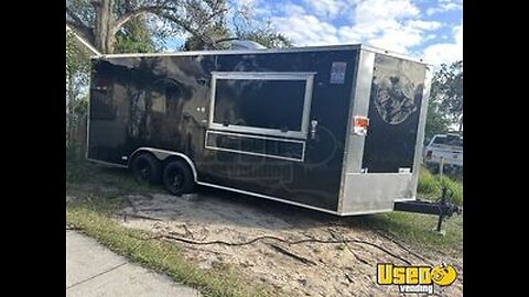 Like New - 2022 8.5' x 20' Kitchen Food Trailer with Fire Suppression System for Sale in Florida
