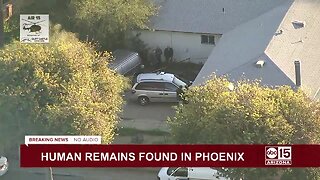 Human remains discovered at west Phoenix home