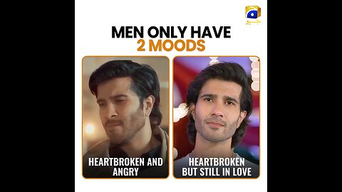 Men only have 2 moods during heartbreak 💔😔 #7thSkyEntertainment