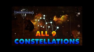 Kingdom Hearts 3 - All 9 Constellations Locations (Stargazer Trophy/Achievement)