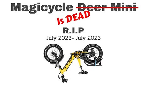 Magicycle Deer UPDATE / IS THIS TERRIBLE NEWS ???