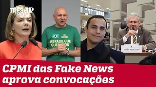 CPMI das Fake News convoca Gleisi, Luciano Hang e Tércio Arnaud Tomaz