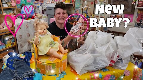 Did I Get a NEW BABY? Baby Clothes/Thrift Store Haul| Changing Silicone FAKE Baby America!