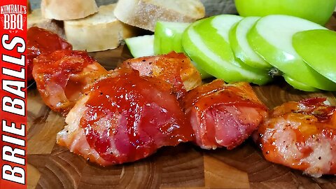 Smoked Proscuitto Brie Balls with Granny Smith Apples (Easy Recipe)