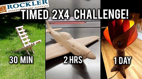 What Can You Build with a 2x4 for the Rockler Timed Challenge?