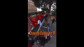 American Citizens ripping down China Flags in California!!😲☠️☠️