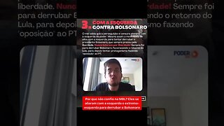 Por que não confio na MBL? Eles se aliaram com a extrema-esquerda para derrubar o Bolsonaro