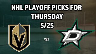 NHL Playoff Picks | Vegas Golden Knights vs Dallas Stars Game 4 Predictions | Puck Time May 25
