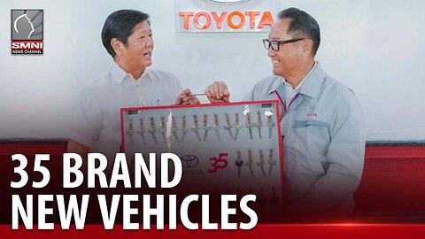 Toyota Motor Corporation Philippines, nag-donate ng 35 brand new vehicles sa Office of the President