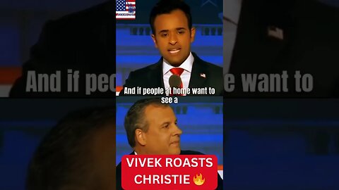 VIVEK ROASTS CHRISTIE 🔥 #shorts