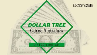 Dollar Tree Cricut Materials