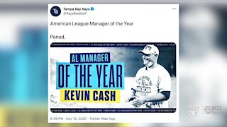 Rays' Kevin Cash named AL Manager of the Year