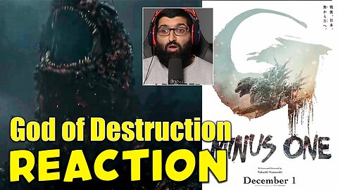 GOD OF DESTRUCTION | Godzilla Minus One (2023) Trailer REACTION