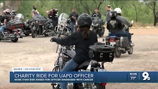 More than $15K raised for UAPD motor officer battling cancer