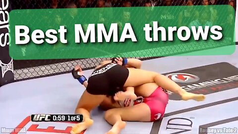 Top-Best MMA throws, fights without rules