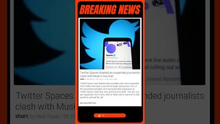 Breaking News: Elon Musk's Twitter Spaces Showdown! | #shorts #news