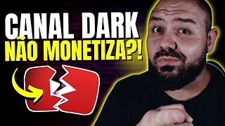 ⚠️É O FIM DA MONETIZAÇÃO DE CANAIS DARK NO YOUTUBE?! [É A ÚLTIMA VEZ QUE FALO NO ASSUNTO]