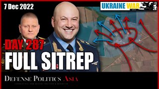 [ Ukraine SITREP ] Day 287 (7/12): Yakovlivka on verge of capture by Russian forces; Putin updates