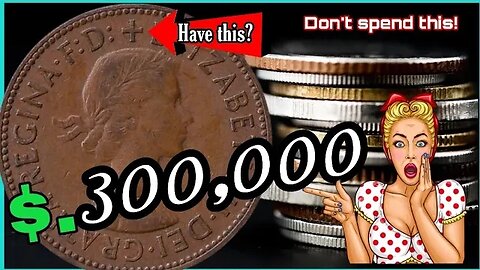 ULTRA PENNY RARE HALF PENNY 1956 Coins Worth up $300,000 To Look For Coins Worth Money!