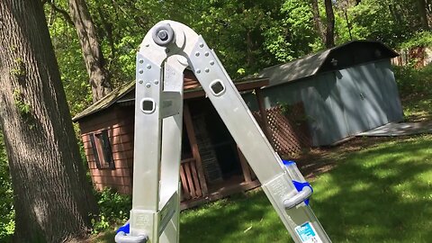 Werner 22 Foot MT Multi Position Adjustable Ladder Unboxing and Review