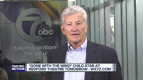 'Gone With The Wind' child star at the Redford Theatre on Saturday