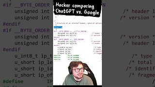 Google vs ChatGPT for Hackers #shorts