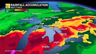 Weekend washout possible while heat persists for Ontario