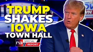 Trump Brings Down The House With Explosive Iowa Town Hall, Rallies Hopeful Crowd With Fiery Resolve