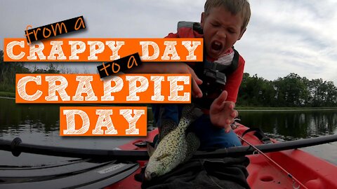 S1:E10 From a Crappy Day to a Crappie Day! The Camera takes a Dive | Kids Outdoors