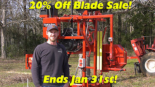 20% Off Sawmill Bandsaw Blades!