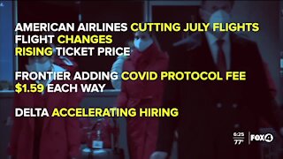 Airline employee shortage