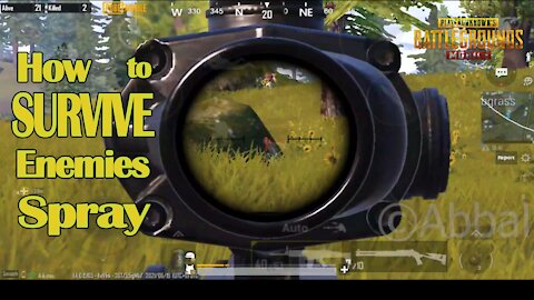 How To SURVIVE ENEMY SPRAY | PUBG MOBILE