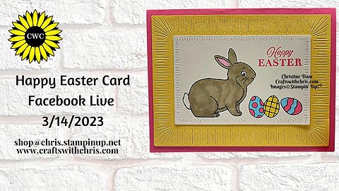 Easy, Cute Easter Bunny Card