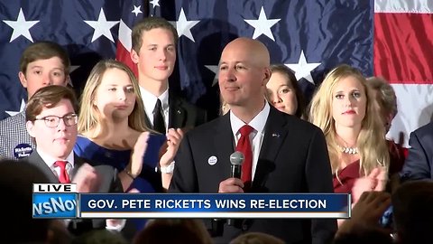 Election 2018: Gov. Pete Ricketts victory speech