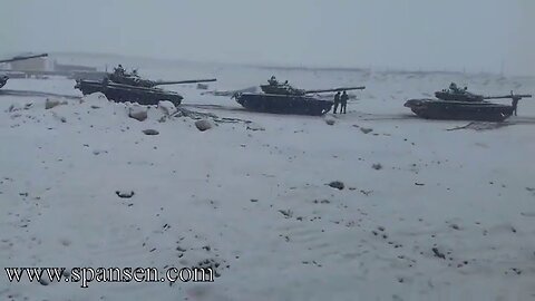 Indian Army Force T-72 Battle Tank Deployment In Ladakh