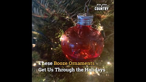 These Booze-Filled Christmas Ornaments Get Us Through The Holidays