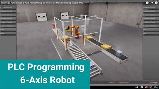 Rockwell Automation 6-Axis Robot Using a Finite State Machine Using Studio 5000