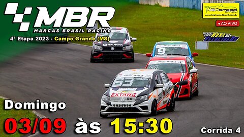🔴 MARCAS BRASIL RACING | Corrida 4 | 4ª Etapa 2023 | Campo Grande (MS) | Ao Vivo
