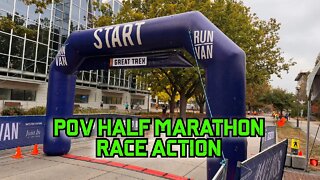 Great Trek Vancouver 2022 (POV Half Marathon Race Action)