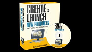 Create and Launch New Products ✔️ 100% Free Course ✔️ (Video 1/7: Intro)