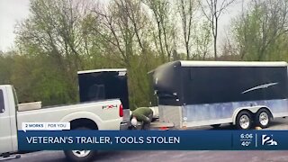 Veterans Trailer, Tools Stolen