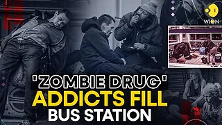 'Zombie drug' addicts fill inside Canadian bus station | WION Originals | N-Now