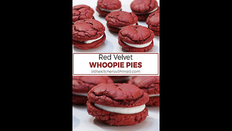 Red Velvet Whoopie Pies