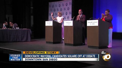 San Diego Democratic mayoral candidates square off at debate